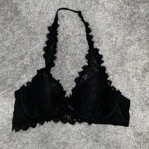 PINK Victoria's Secret Black Lace Bralette